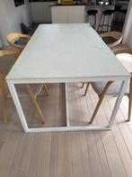 Mortex eettafel wit 200x100, Huis en Inrichting, Ophalen, 100 tot 150 cm, 200 cm of meer, Zo goed als nieuw