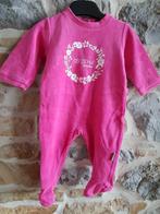 ABSORBA - Pyjama rose, couronne de fleurs - T.3 mois/60cm, Meisje, Gebruikt, Ophalen of Verzenden, Nacht- of Onderkleding