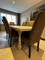Woonkamer (dressoir + eettafel + stoelen + lamp), Huis en Inrichting, Ophalen, Zo goed als nieuw, Landelijk, 4 tot 6 stoelen