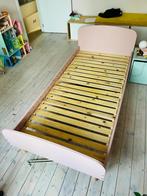 Flexa bed roze 90x200, Ophalen, 85 tot 100 cm, Gebruikt, Matras
