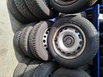 set winterbanden + velgen peugeot partner b9, Auto-onderdelen, Banden en Velgen, Ophalen, 15 inch, Velg(en), Winterbanden