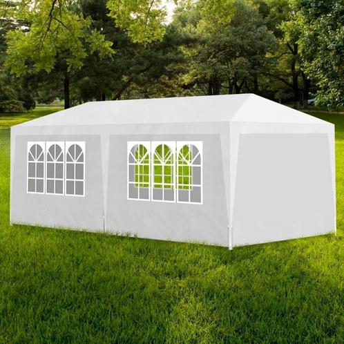 Partytent Rome 3x6 m wit - GRATIS verzending, Tuin en Terras, Partytenten, Nieuw, Partytent, 2 meter of meer, 5 tot 8 meter, 4 tot 6 meter