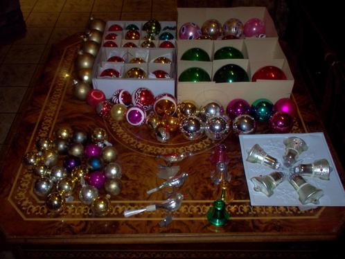 Boules de Noel   en verre 1 € pièce, Divers, Noël, Utilisé, Enlèvement ou Envoi