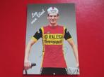 wielerkaart 1982 team raleigh  leo van vliet signe, Comme neuf, Envoi