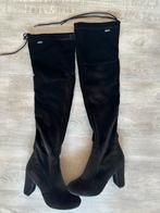 Lucky Shoes - Knielaarzen Zwart, Kleding | Dames, Ophalen, Zo goed als nieuw, Zwart
