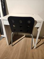 Ikea bureau micke + stoel, Huis en Inrichting, Bureaus, Ophalen, Zo goed als nieuw