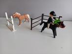 Cavalier Playmobil sautant un cheval supplémentaire, Enfants & Bébés, Comme neuf, Enlèvement ou Envoi