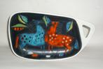 MID-CENTURY ITALIAANSE SCHAAL GESTILLEERDE PAARDEN CA 1960, Antiek en Kunst, Ophalen of Verzenden