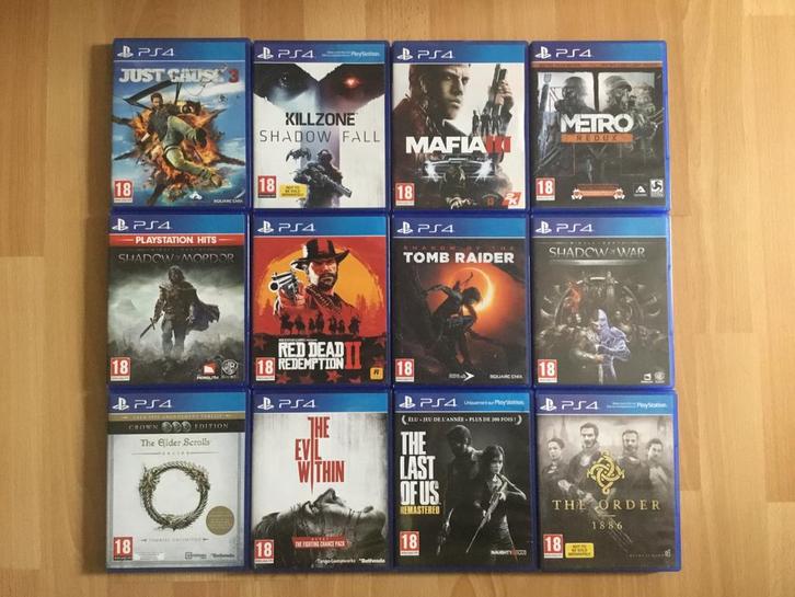 PS4 games, Games en Spelcomputers, Games | Sony PlayStation 4, Vanaf 18 jaar, Ophalen of Verzenden