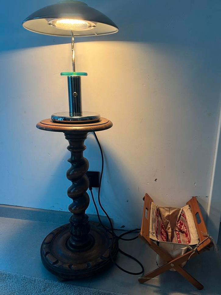 2 Très belle lampe de banquier vintage, Maison & Meubles, Lampes | Lampes de table, Utilisé, Enlèvement