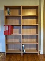 2 boekenkasten in beuk, Ophalen, Met plank(en), Gebruikt, Past in elk interieur