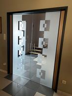 Glazen dubbele binnendeur van Anyway Doors, Doe-het-zelf en Bouw, Ophalen, Aluminium, Zo goed als nieuw, 150 tot 225 cm