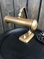 Prachtige Art Deco Bankiers of Pianolamp Messing, Jaren 30., Ophalen of Verzenden