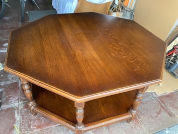 Salontafel massief eik beschikbaar voor biedingen