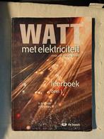 Watts avec électricité - Manuels, Livres, Technique, Enlèvement ou Envoi, Utilisé, Électrotechnique, Diverse auteurs