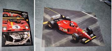 Set van 2 auto posters van Ferrari 1995 1999 beschikbaar voor biedingen