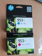 HP 953XL originele cartridge cyaan en magenta, Ophalen of Verzenden, Nieuw, Cartridge, HP