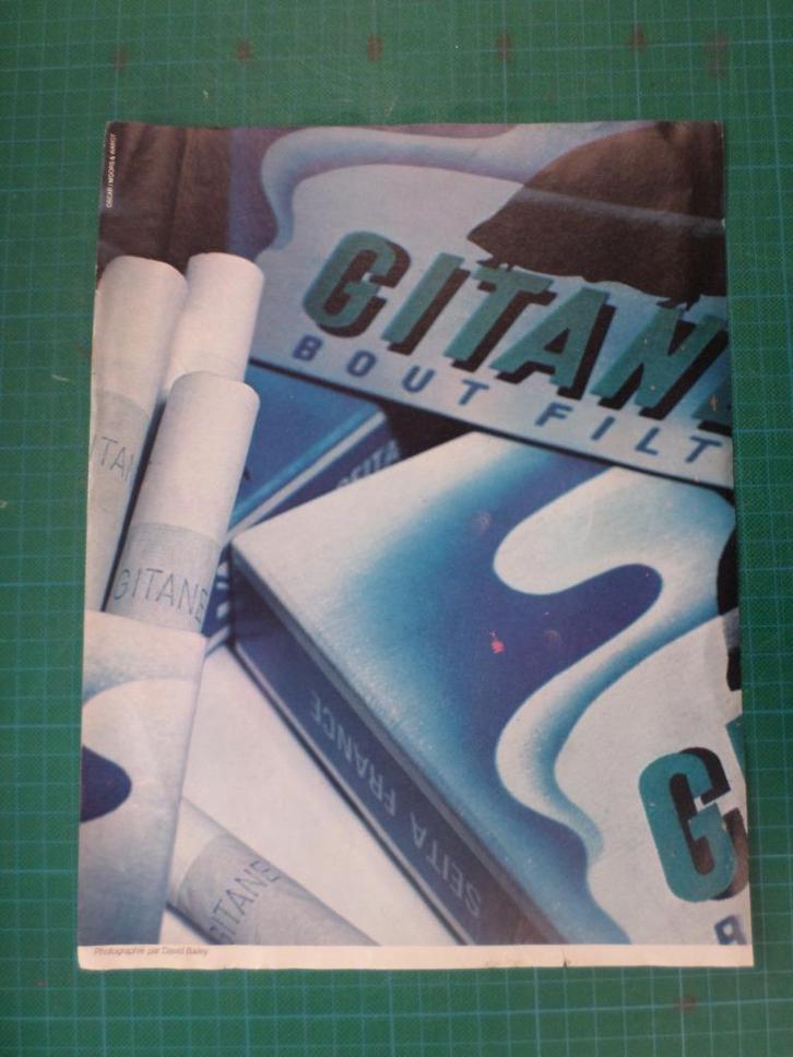 Gitanes cigarettes - publicité papier - 1978, Verzamelen, Merken en Reclamevoorwerpen, Gebruikt, Overige typen, Ophalen of Verzenden