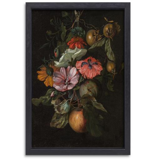 Feston de fruits et de fleurs - Rachel Ruysch toile + dos, Antiquités & Art, Art | Peinture | Classique, Envoi