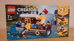 Lego Creator 31093 3 in 1 Woonboot, watervliegtuig, Comme neuf, Ensemble complet, Lego, Enlèvement ou Envoi