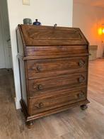 Massief houten vintage secrétaire  – authentiek karakter, Huis en Inrichting, Kasten | Secretaires, Ophalen, Zo goed als nieuw