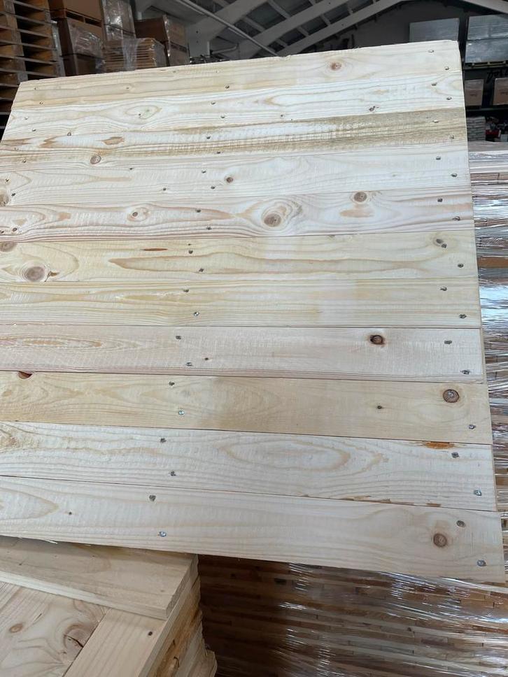 Houten vlonders tegels uit hout 80x80 en 17mm plankdikte, Doe-het-zelf en Bouw, Platen en Panelen, Zo goed als nieuw, Hout, Ophalen