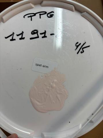 Zacht roze muurverf voor binnen en buiten 2,5l en 5liter beschikbaar voor biedingen