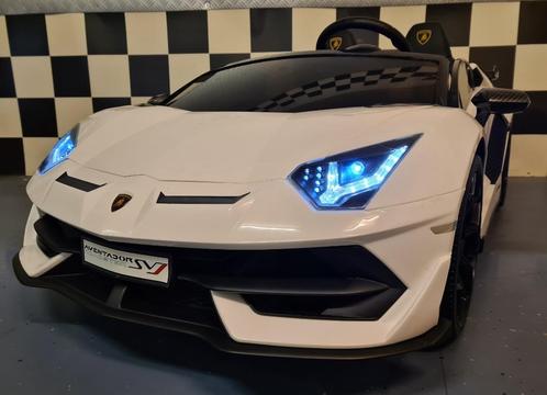 Kinderauto Lamborghini Aventador - 24 volt - drift - met RC, Kinderen en Baby's, Speelgoed |Speelgoedvoertuigen, Nieuw, Afstandsbediening