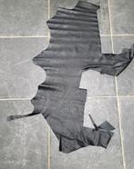 Zwart soepel leder / lot 29, Hobby en Vrije tijd, Stoffen en Lappen, Ophalen of Verzenden, Zo goed als nieuw, Zwart