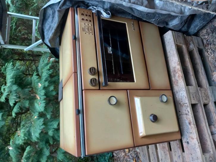 Efel houtfornuis met boiler en oven, Huis en Inrichting, Kachels, Gebruikt, Ophalen of Verzenden