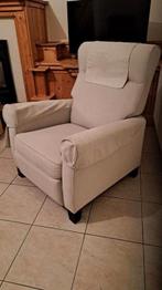 Relaxfauteuil Muren beige, Huis en Inrichting, Ophalen, Zo goed als nieuw