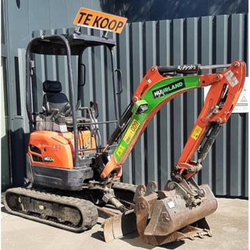 Minigraver Kubota op rupsen 1,7ton U17 beschikbaar voor biedingen