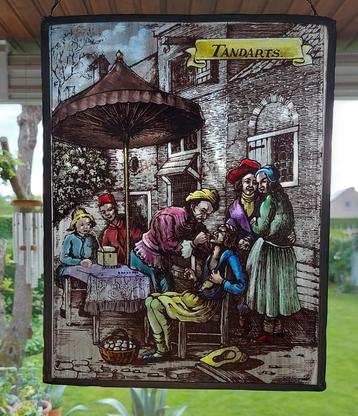 raamhanger, glas in Lood, tandarts beschikbaar voor biedingen