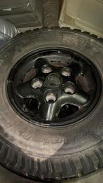 4 velgen met bf goodriche banden met nog redelijk profiel, Autos : Pièces & Accessoires, Pneus & Jantes, Enlèvement, Pneu(s)