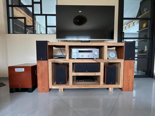 Système HI-FI Home Cinema KEF-YAMAHA, Audio, Tv en Foto, Home Cinema-sets, Zo goed als nieuw, 7.1-systeem, 70 watt of meer, Overige merken