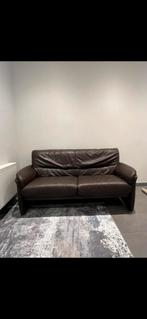 Bruine ledere zetel GRATIS mee te nemen, Ophalen, 150 tot 200 cm, Driepersoons, Leer