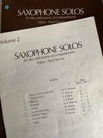 Saxophone solo’s, Muziek en Instrumenten, Bladmuziek, Ophalen of Verzenden, Gebruikt, Saxofoon