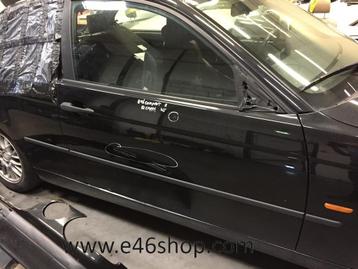 Deur BMW E46 Compact Black Sapphire  beschikbaar voor biedingen