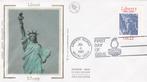 1e dag postzegel en omslag-Liberty-Liberté-U.S.A -1986 - FDC, Ophalen of Verzenden, Gestempeld