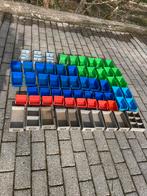 Set van meer dan 100 kluisjes, dozen,..., Doe-het-zelf en Bouw, Kratten en Dozen, Ophalen, Gebruikt