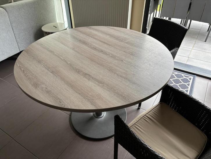 Mooie eetkamertafel of keukentafel "Topinterieur", Huis en Inrichting, Tafels | Eettafels, Gebruikt, Rond, Ophalen