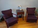 Twee mooie opnieuw gestoffeerde zeteltjes, Huis en Inrichting, Fauteuils, Ophalen
