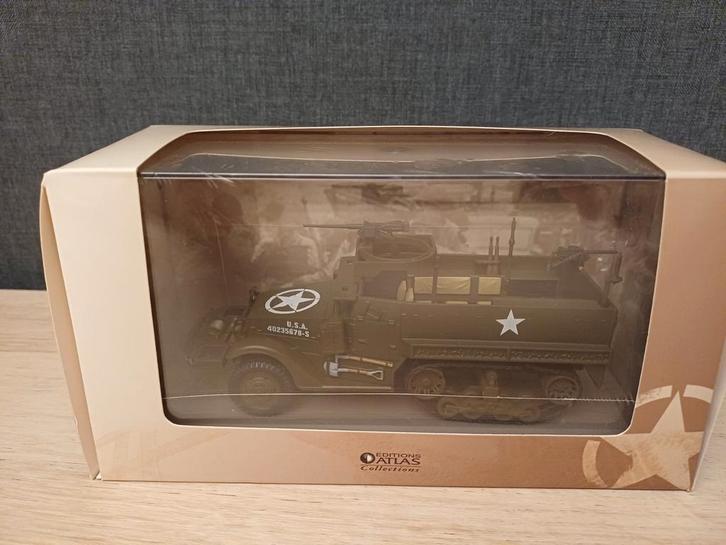 Vehicule militaire M3 Half Track, Hobby & Loisirs créatifs, Voitures miniatures | 1:43, Neuf, Bus ou Camion, Autres marques, Enlèvement ou Envoi