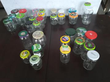 glazen potjes allerlei 150ml - 600ml 34 stuks beschikbaar voor biedingen