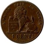 België 1 centime, 1901 opschrift in het Frans - 'DES BELGES', Ophalen of Verzenden, Losse munt