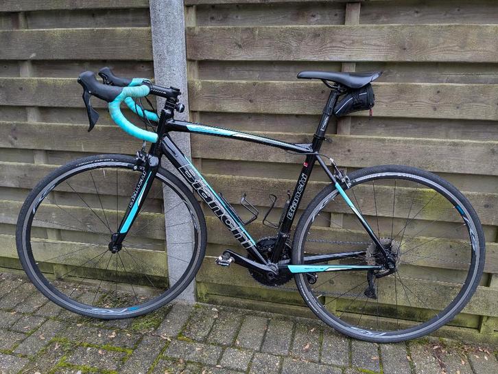 Koersfiets Bianchi dames, Fietsen en Brommers, Fietsen | Racefietsen, Zo goed als nieuw, Dames, Overige merken, Meer dan 20 versnellingen