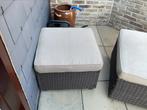 Tuin stoel en een poef, Tuin en Terras, Ophalen, Gebruikt, Rotan