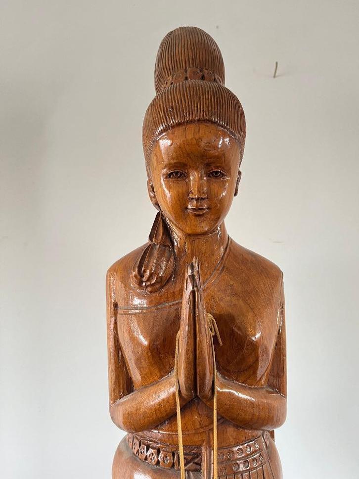 Indonesisch GROOT BEELD Bali Hout Hawai Indiaans Afrikaans, Antiek en Kunst, Kunst | Beelden en Houtsnijwerken, Ophalen