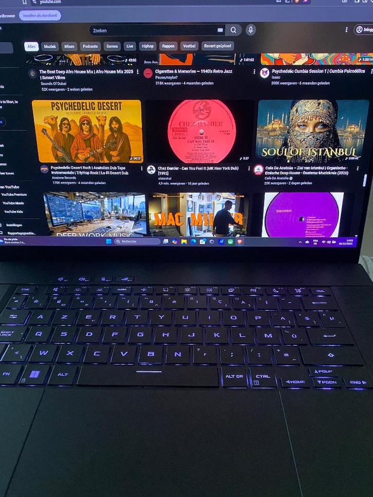 ASUS ROG Zephyrus QR038W ou échange 17 pro max 512 ou 1t, Computers en Software, Windows Laptops, Zo goed als nieuw, 16 inch, 16 GB