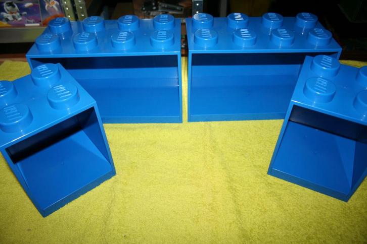 lego set hangrekjes blauw, Kinderen en Baby's, Kinderkamer | Inrichting en Decoratie, Zo goed als nieuw, Wanddecoratie, Ophalen of Verzenden